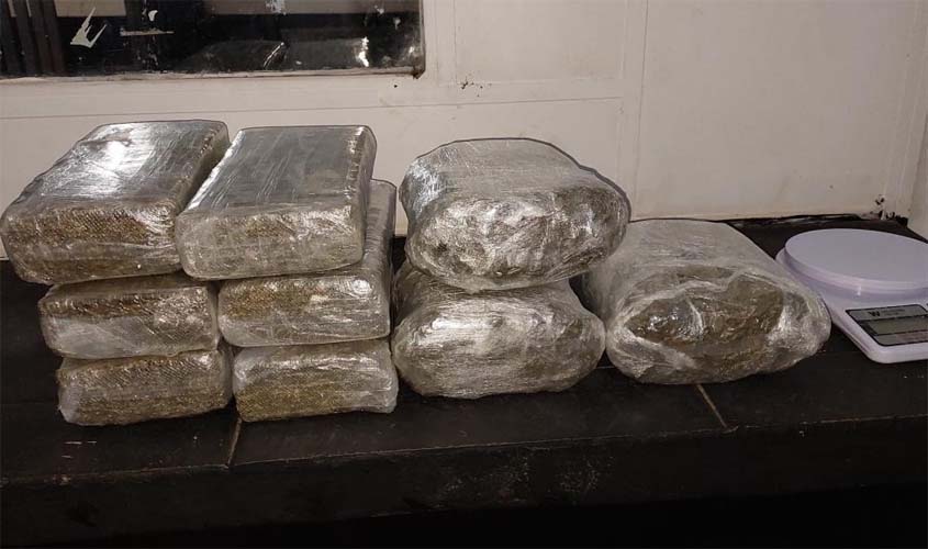 Passageiro é preso com 9 kg de drogas em embarque para Porto Velho