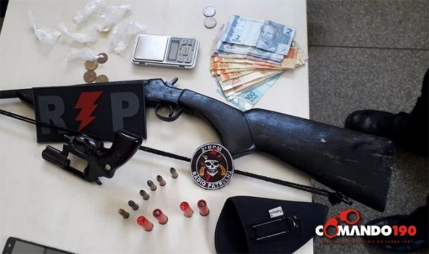 Polícia Militar apreende armas e prende suspeitos