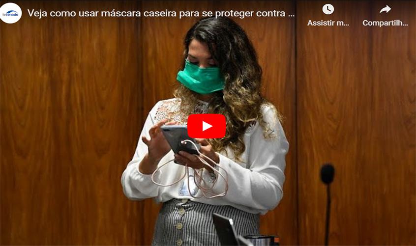 Veja como usar máscara caseira para se proteger contra o coronavírus 