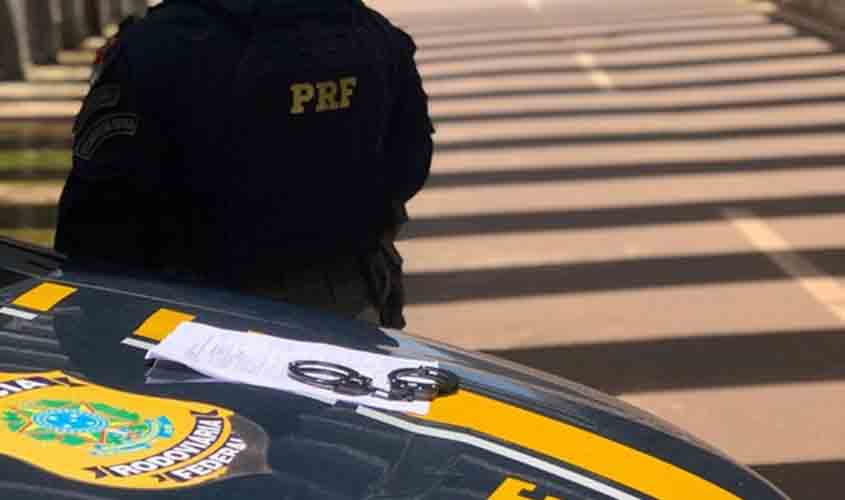 PRF em Rondônia cumpre mandado de prisão em Porto Velho