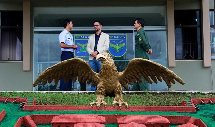 Anderson Pereira visita comando da Base Aérea de Porto Velho