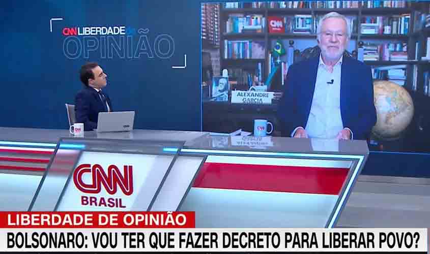 Bolsonaristas sobem a hashtag #CNNLixo no Twitter e defendem o negacionismo de Alexandre Garcia