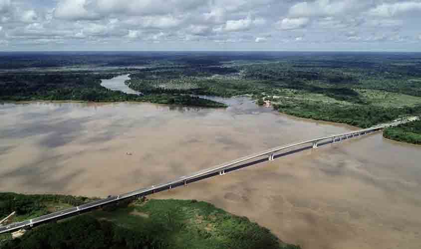 Com nova ponte, tempo de travessia entre Acre e Rondônia vai levar cinco minutos