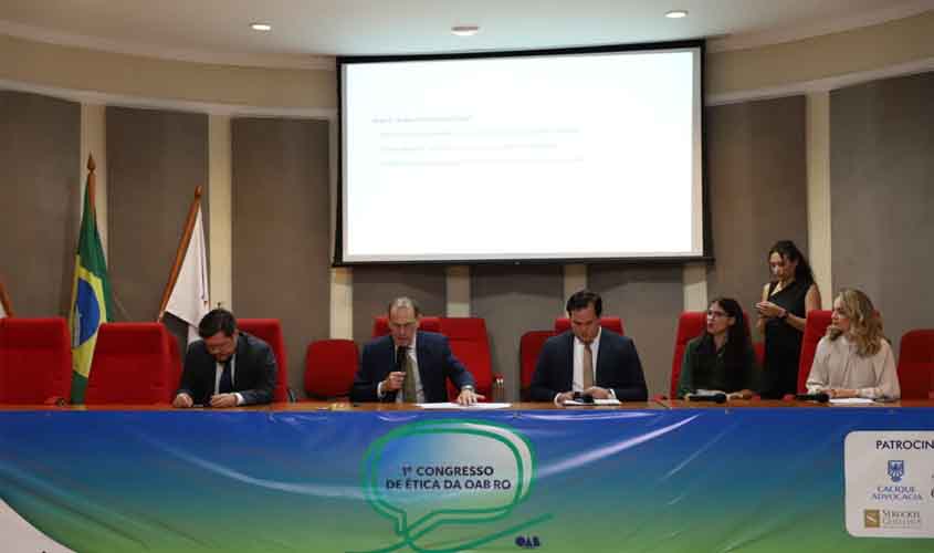 OAB Rondônia lança Escola de Ética durante congresso e reúne autoridades para debates sobre a advocacia contemporânea