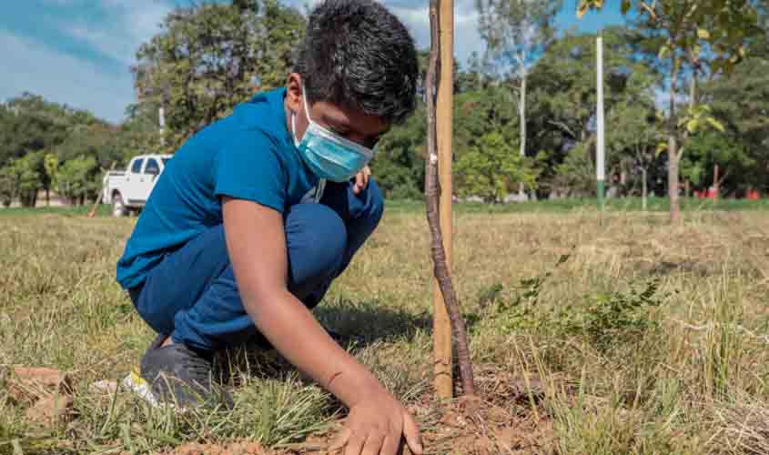 Na Semana do Meio Ambiente, Skate Park ganha plantio de mudas
