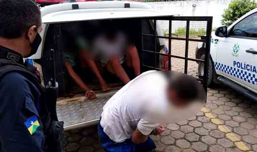 Em Ji-Paraná, PMRO recaptura três fugitivos do presídio Agenor Martins de Carvalho
