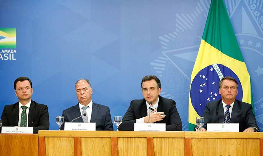 Após reunião no Planalto, Pacheco diz que levará proposta do governo sobre ICMS para senadores  