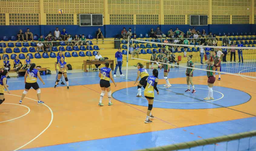 Nova fase da Copa Interclubes de Porto Velho começa com voleibol no Ginásio Dudu