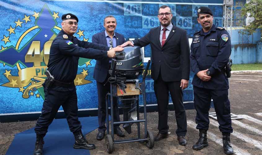 PMRO recebe aparelhos tecnológicos e fluviais