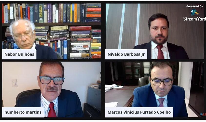 Pandemia torna essencialidade da Justiça mais evidente, diz Humberto Martins