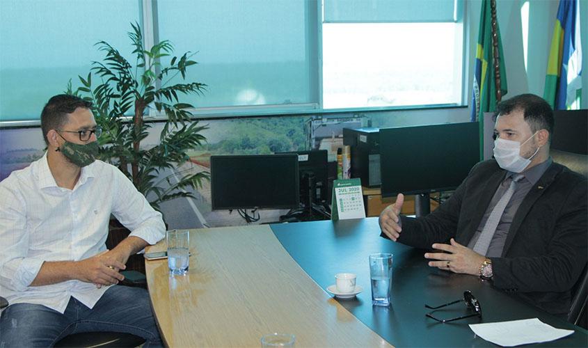 Deputado Anderson tem reunião com novo diretor do DER e cobra obras da Estrada da Penal, RO Lúcia Tereza, estrada do Calcário e Ponte da Vala