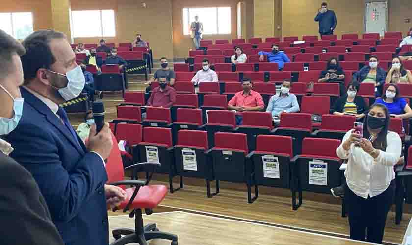 Presidente da Assembleia Legislativa prestigia evento da Arom que tratou da reforma da previdência