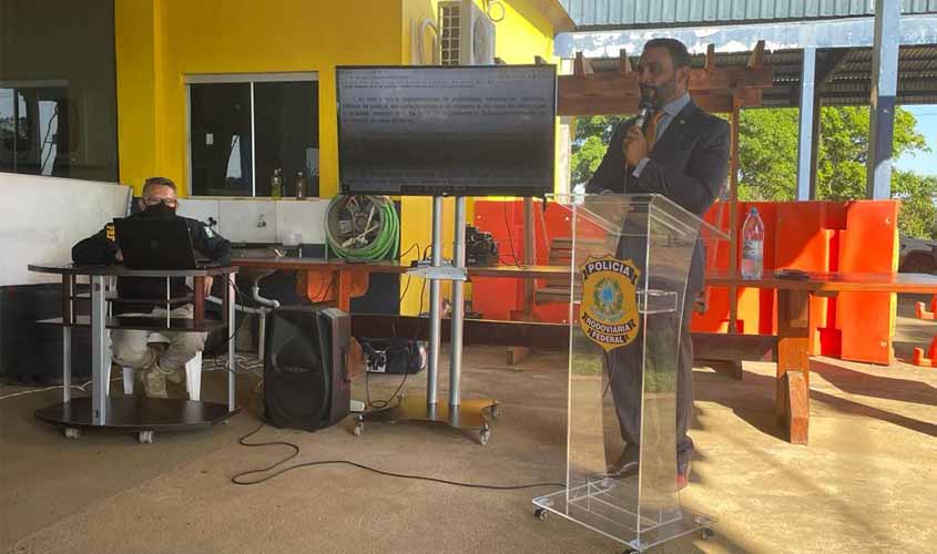 Lei do Abuso de Autoridade é abordada pela Comissão de Defesa das Prerrogativas durante visita técnica à PRF em Ariquemes