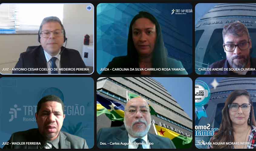 Corregedoria do TRT-14 avalia atuação do Núcleo de Justiça 4.0