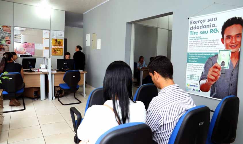 Mais de 2,4 mil pessoas já foram beneficiados com a emissão do RG 