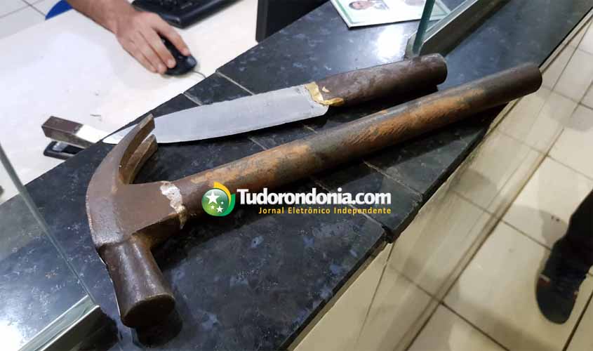Homem embriagado é preso após tentar matar o enteado   