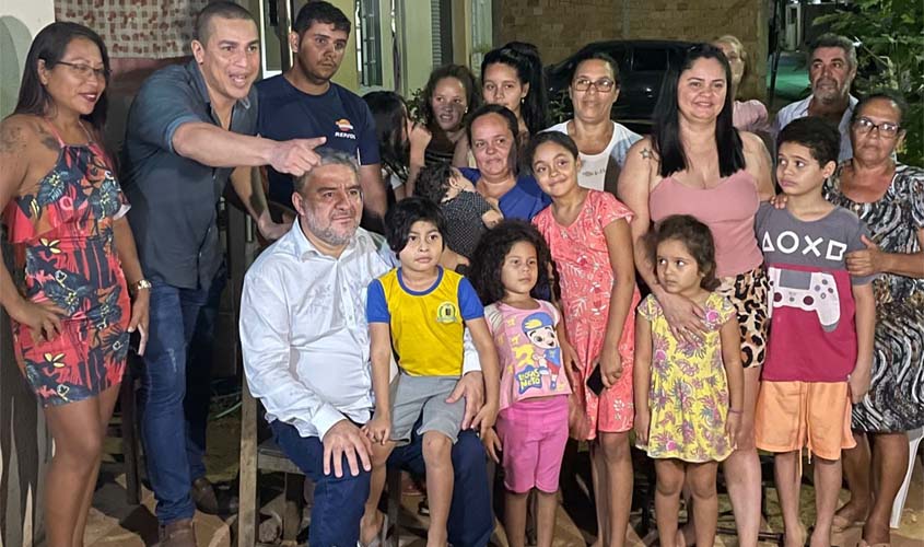 Fogaça recebe apoio da comunidade em bairros de Porto Velho e em Candeias do Jamari