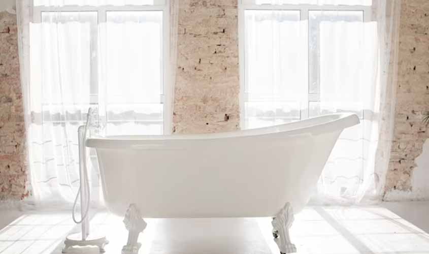 Banheira Vitoriana: características e vantagens