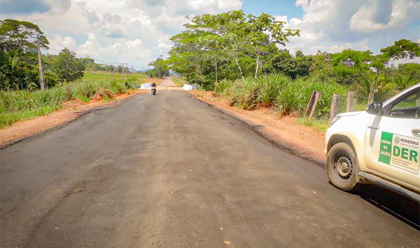 Usina do DER finaliza manutenção de 142 quilômetros na rodovia 133⠀