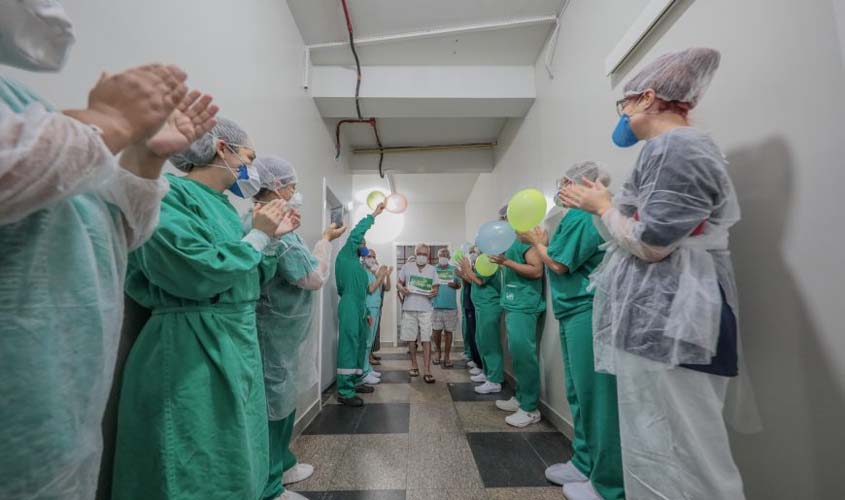 Mais de 70% dos pacientes internados por Covid-19 no Hospital de Base Dr. Ary Pinheiro foram curados