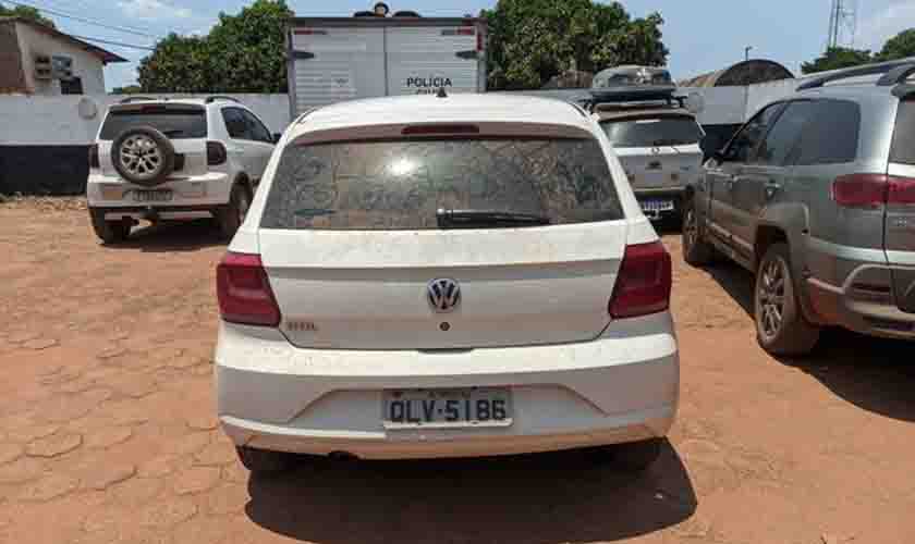 Veículo de Brasiléia-AC com placa adulterada é apreendido pela Polícia Militar