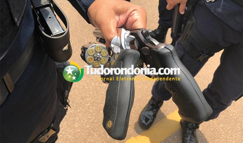 Três são presos com armas e acusados de ameaçar empresário na capital