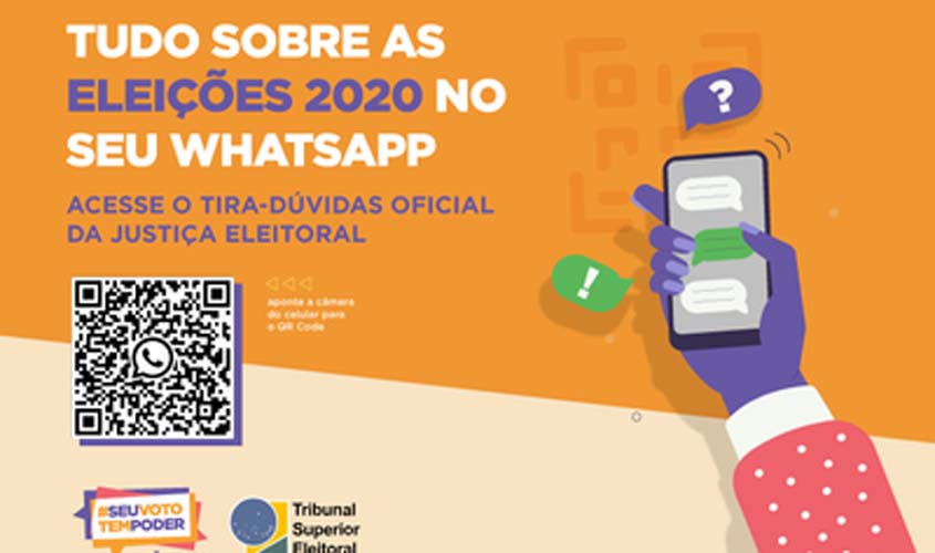 Conheça o ‘Tira-Dúvidas Eleitoral no WhatsApp’