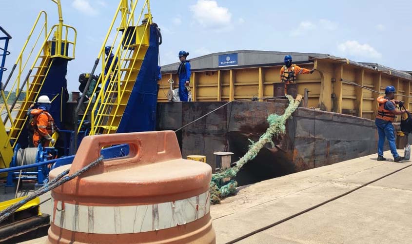 Hidrovia no rio Madeira debatida durante encontro entre Porto de Porto Velho e comissão federal