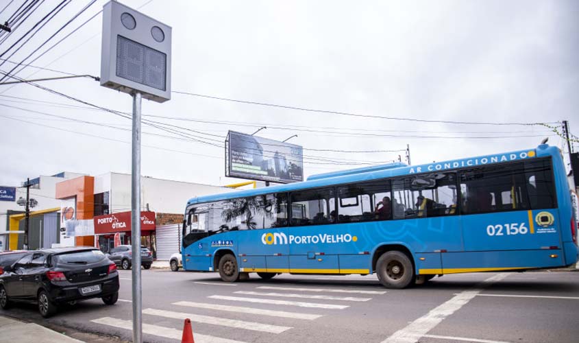 Lombada eletrônica é ativada na avenida Calama