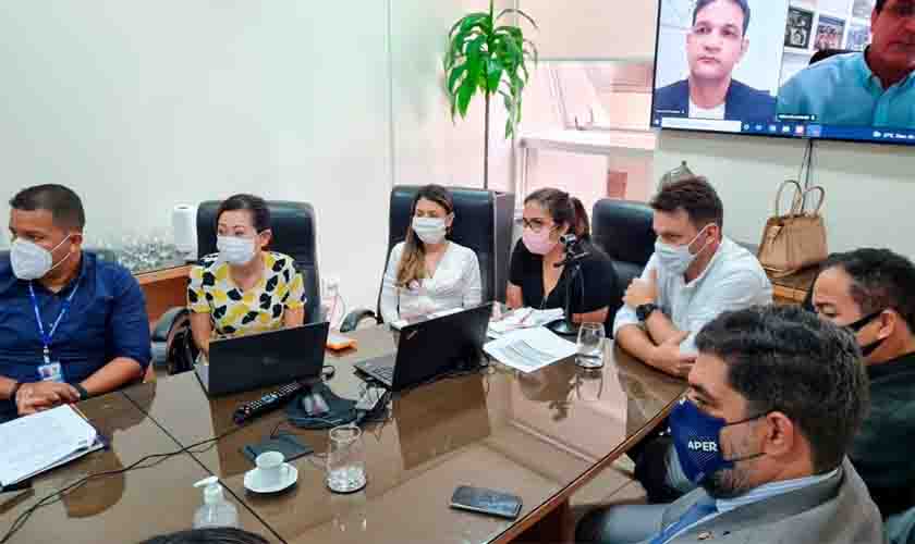Reunião entre Estado e órgãos fiscalizadores discute medidas para o fortalecimento da saúde visando conter o avanço da Covid em Rondônia