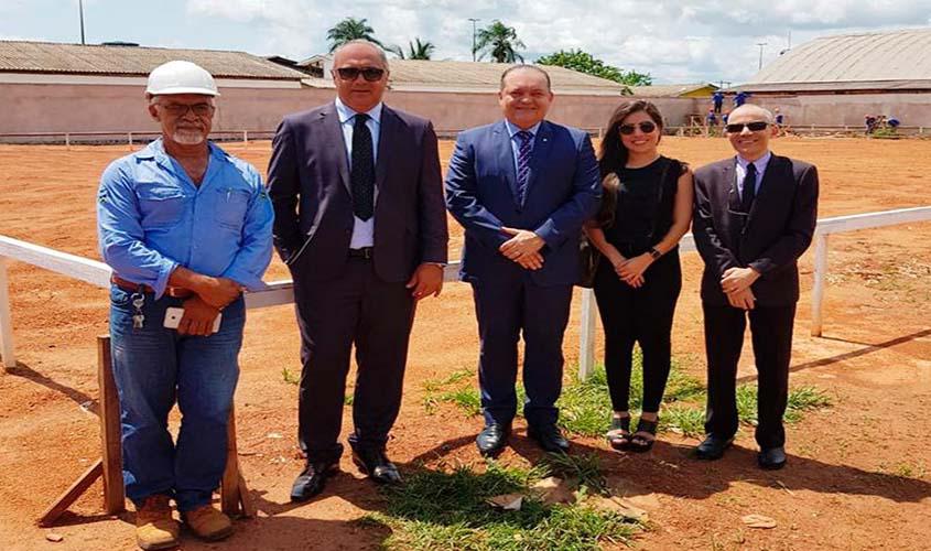 Procurador-Geral de Justiça acompanha obras da Promotoria de Justiça