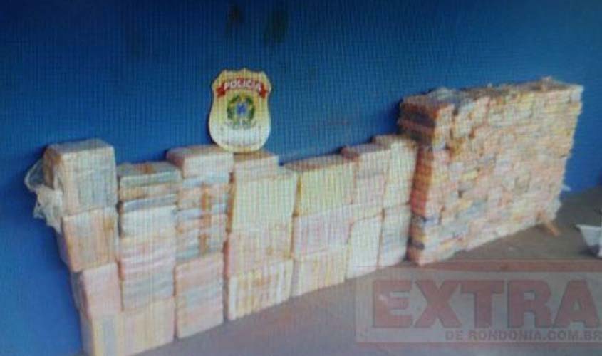 PF deflagra Operação Cone Sul com cumprimento de mandados de prisão em Vilhena e apreensão de 400 KG de cocaína