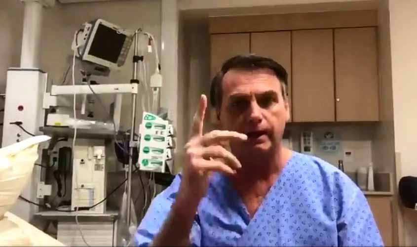 Bolsonaro acorda sem febre e se alimenta com caldo de carne