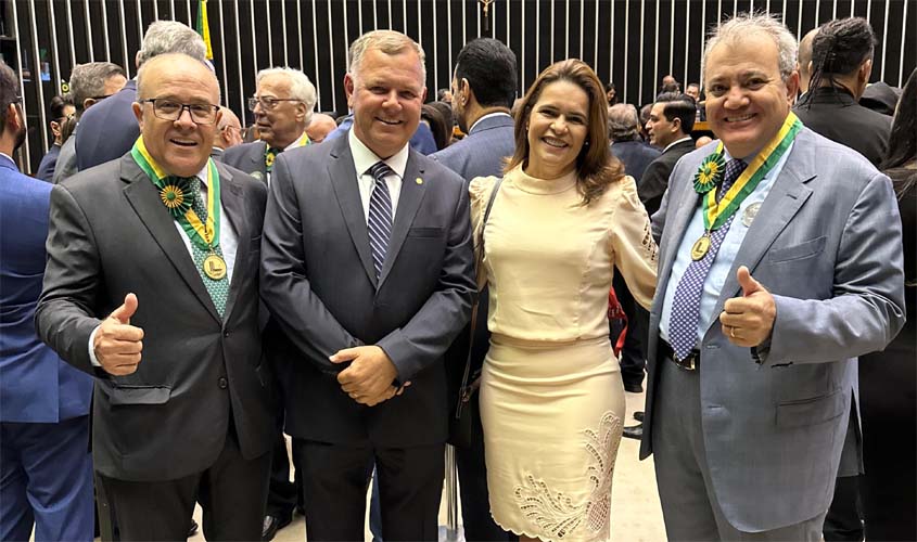 Mosquini indica empresários Eugênio e Euflávio do grupo Cairu para honraria da Câmara dos Deputados