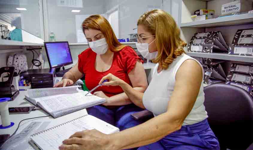 Mulheres unem forças na condução de unidades de saúde, atuando na linha de frente no combate à Covid-19 em Rondônia