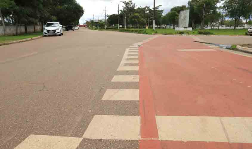 Ampliado o número de ciclofaixas e abrigos para passageiros do transporte coletivo em Porto Velho