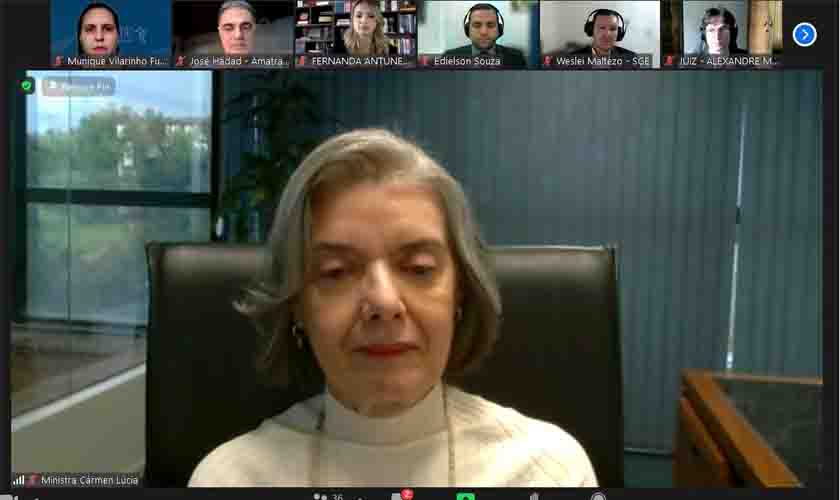 Ministra Carmén Lúcia fala sobre desigualdade de gênero em evento do TRT-RO/AC que abre atividades da semana da mulher