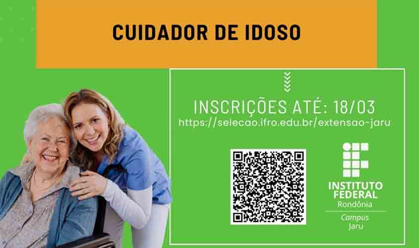 Vagas abertas para curso de Cuidadora de Idoso do Programa Mulheres Mil