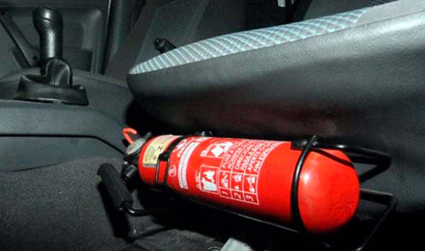 É obrigatório o uso de extintor no carro?