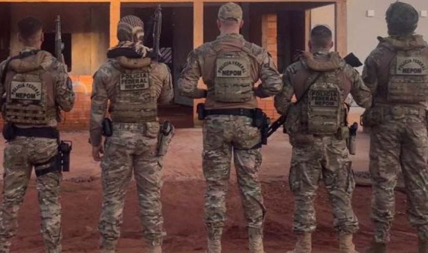 PF deflagra operação contra o tráfico de drogas em RO e no PA