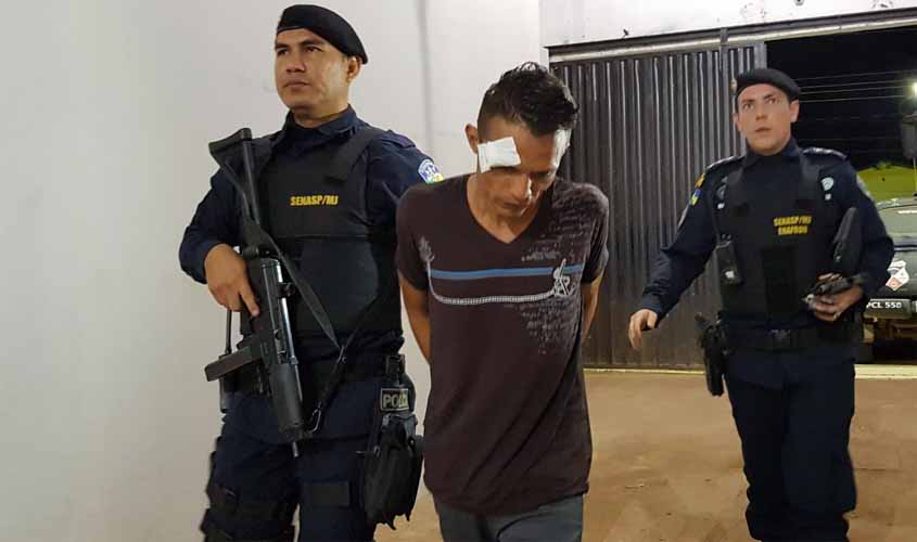 Suspeito de roubar casa de policial é preso com pistola assaltando lanchonete