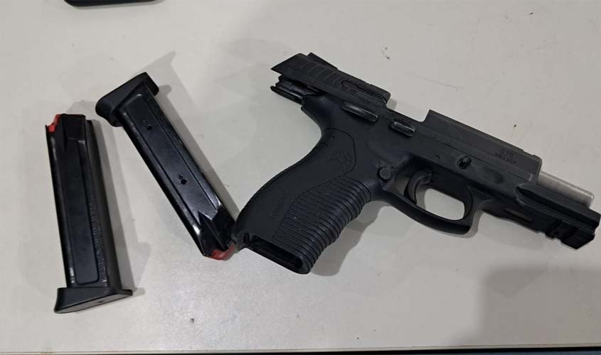POLÍCIA MILITAR REALIZA APREENSÃO DE ARMA DE FOGO APÓS AMEAÇA ESTABELECIMENTO COMERCIAL