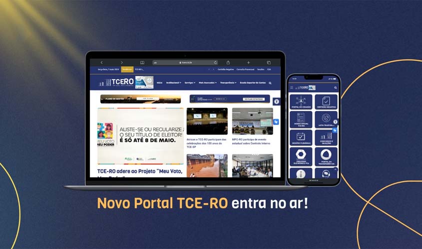 TCE-RO reformula portal eletrônico com mais informações ao cidadão