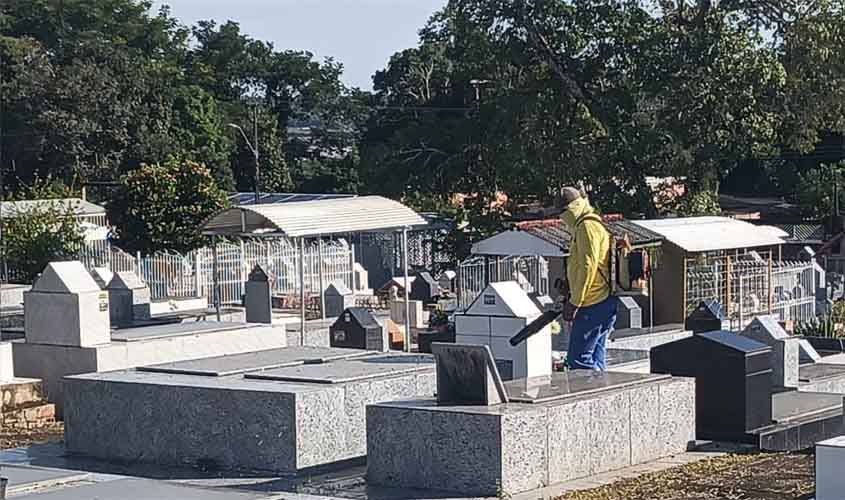 Cemitérios de Porto Velho passam por mutirão de limpeza