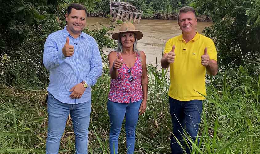 Deputado Luizinho Goebel anuncia construção de ponte na Linha 85, no Distrito de Boa Esperança, em Chupinguaia