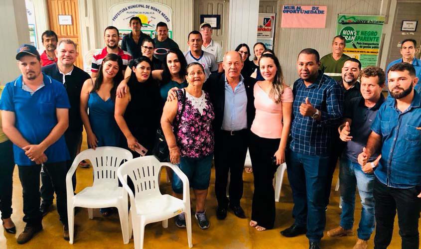 Deputado Coronel Chrisóstomo visita municípios e garante recursos para áreas da educação e saúde