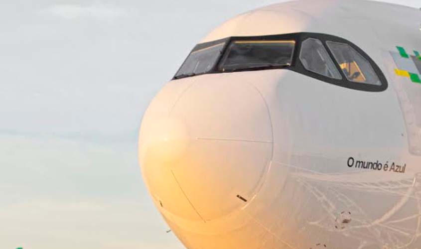 Azul realiza primeiro voo internacional com o A330-900neo com 298 assentos