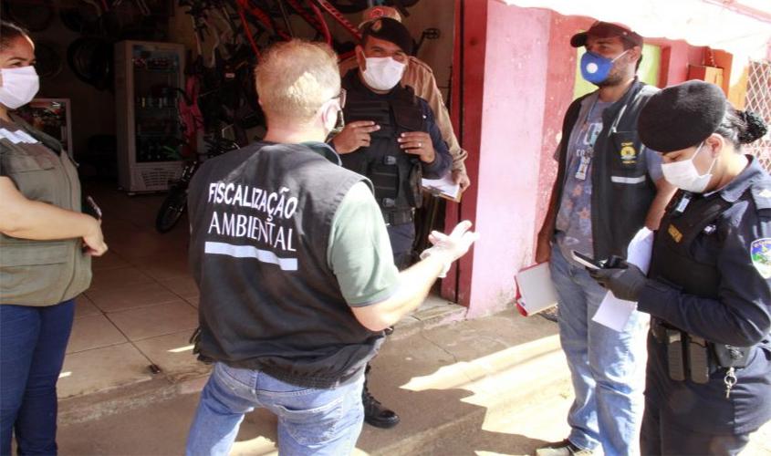 Agência de Vigilância em Saúde participa da Operação C-19 de fiscalização em Porto Velho e Candeias do Jamari