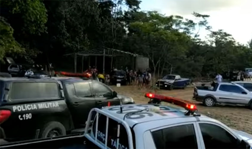 Polícia Militar termina com festa de cerca de 200 pessoas na ´prainha do Mutirão´ 