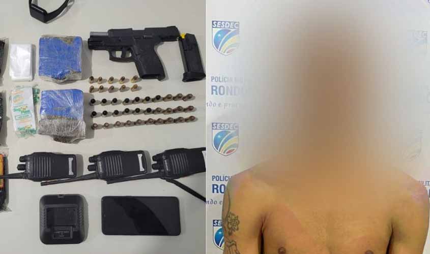 Polícia Militar de Rondônia apreende rádios transmissores com foragidos da Justiça
